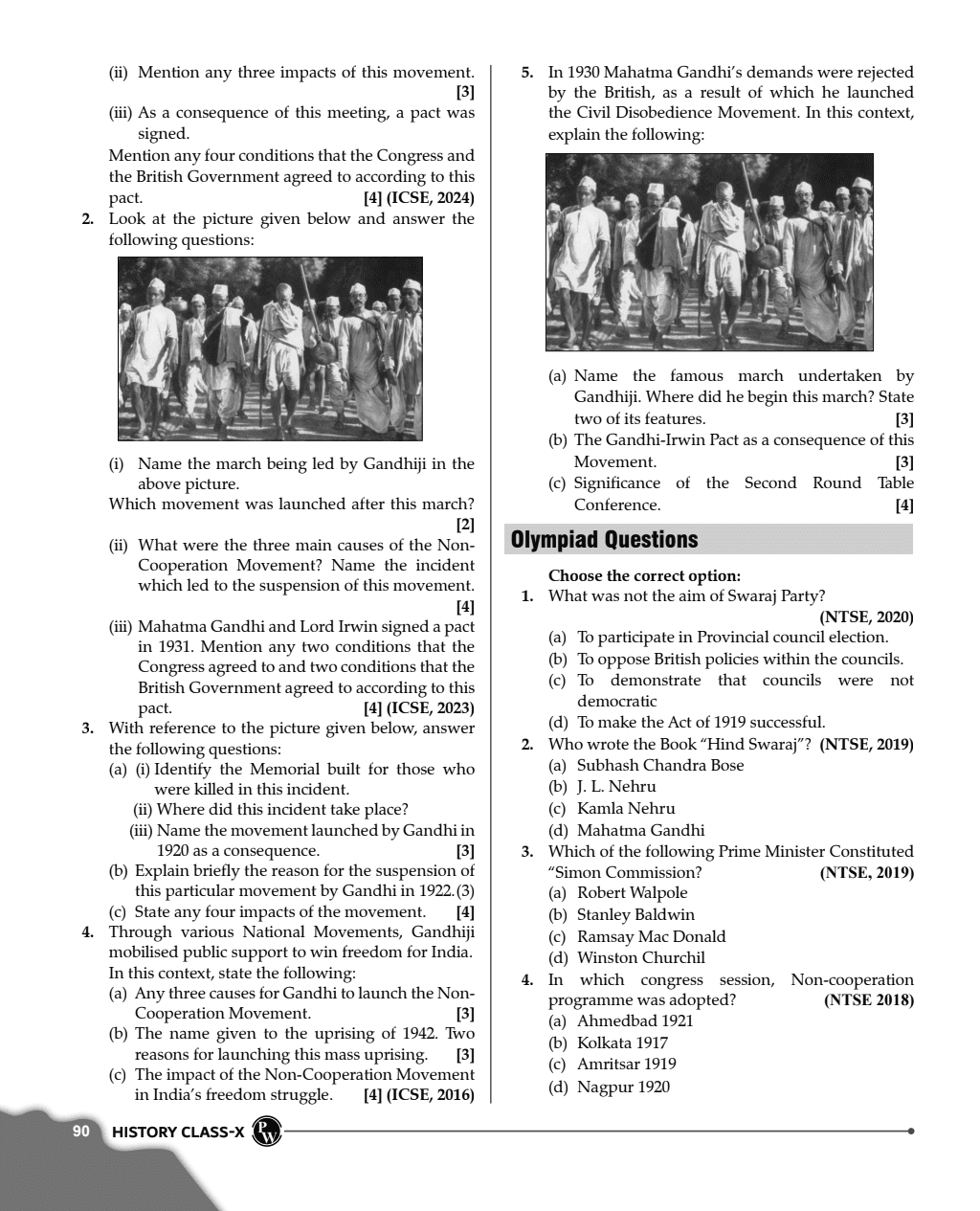 ICSE Class 10 History and Civics as Per Latest NEP For Exam 2024-25