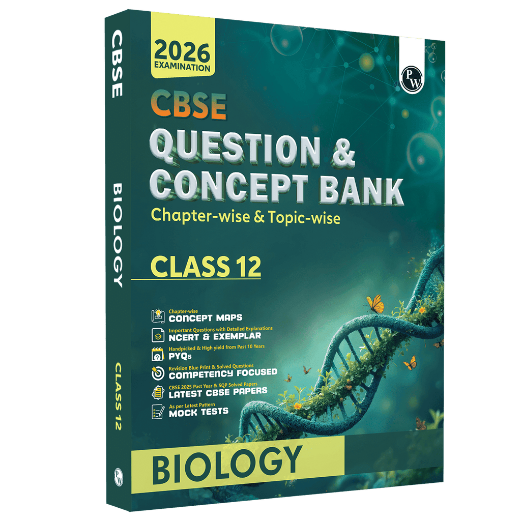 CBSE Question & Concept Bank (QCB) Class 12 Biology Chapter-wise and Topic-wise Solved Questions For 2026 Exams with 50% Competency Based Question