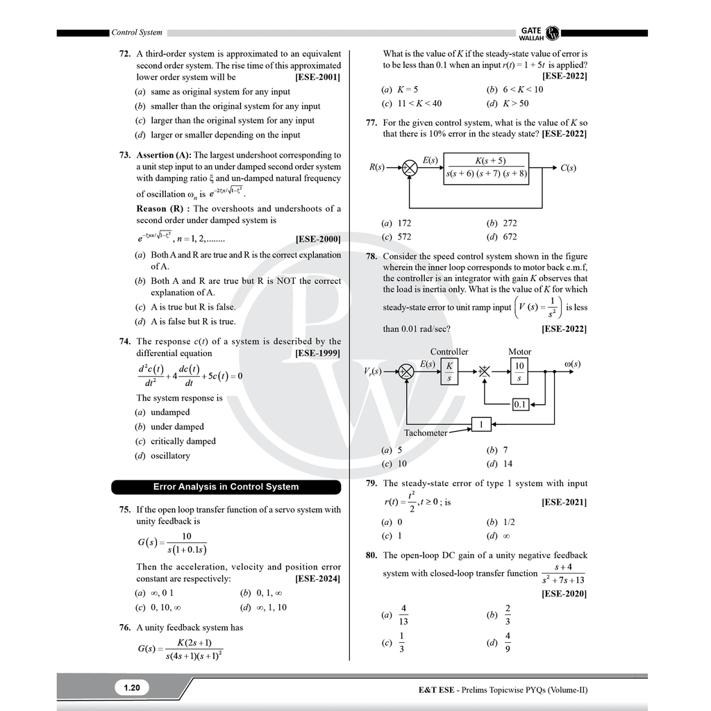 UPSC ESE Topicwise Previous Years Solved Questions 26 Years PYQs Electronics & Telecommunication Engineering Preliminary Examination Volume 1 & 2 Combo Set of 2 Books