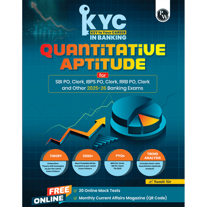 KYC Quantitative Aptitude | Chapterwise Theory, Exercise, Past Year Questions (PYQ) By Sumit Jaiswal For SBI PO, Clerk, IBPS PO, Clerk, RBI & Other Banking Exams 2025- 26 | Free 20 Online Tests