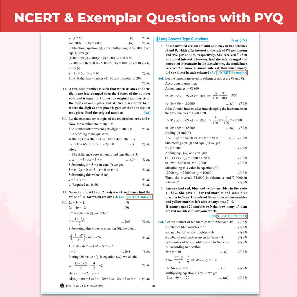 PW CBSE Question & Concept Bank (QCB) Class 10 Maths (Standard) Chapter-wise and Topic-wise Solved Questions By Ritik Mishra For 2027 Board Exams with 50% Competency Based Question