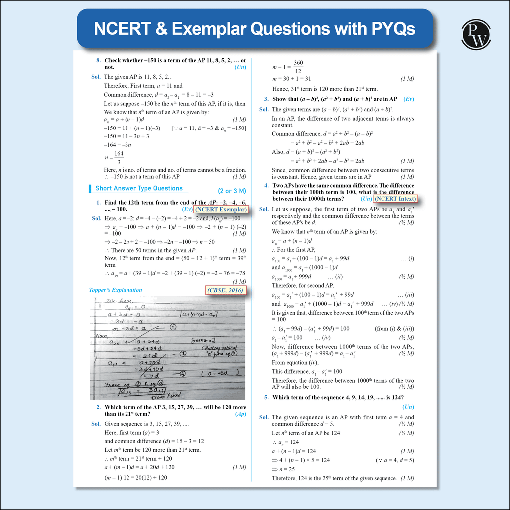 CBSE Class 10 Mathematics Made Easy Handwritten Notes with Question & Concept Bank (QCB) Maths (Basic) By Ritik Mishra Combo Set of 2 Books For 2025-2026 Board Exams