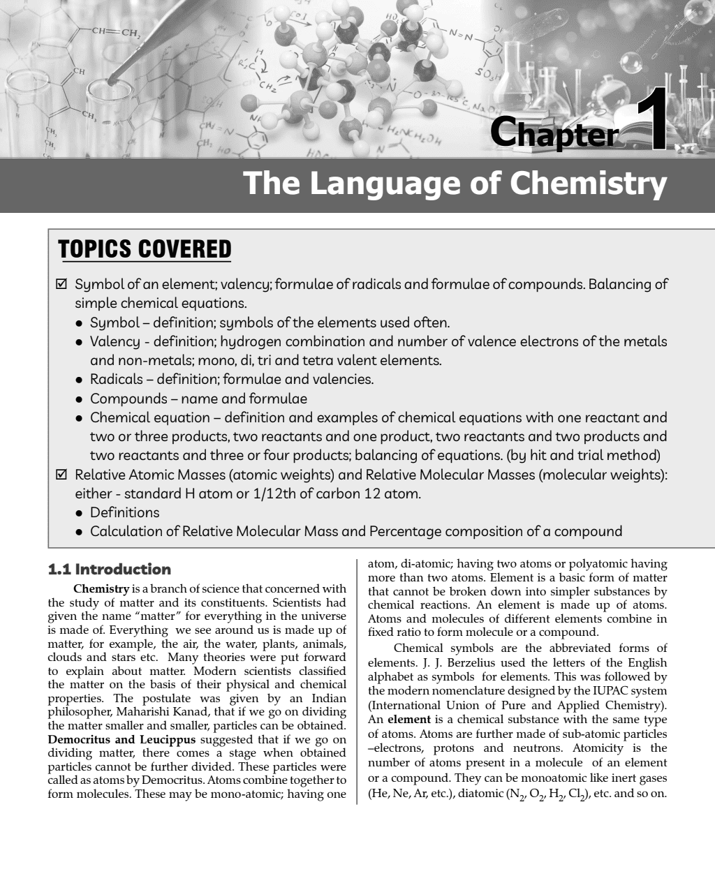 ICSE Class 9 Chemistry as Per Latest NEP For Exam 2024-25