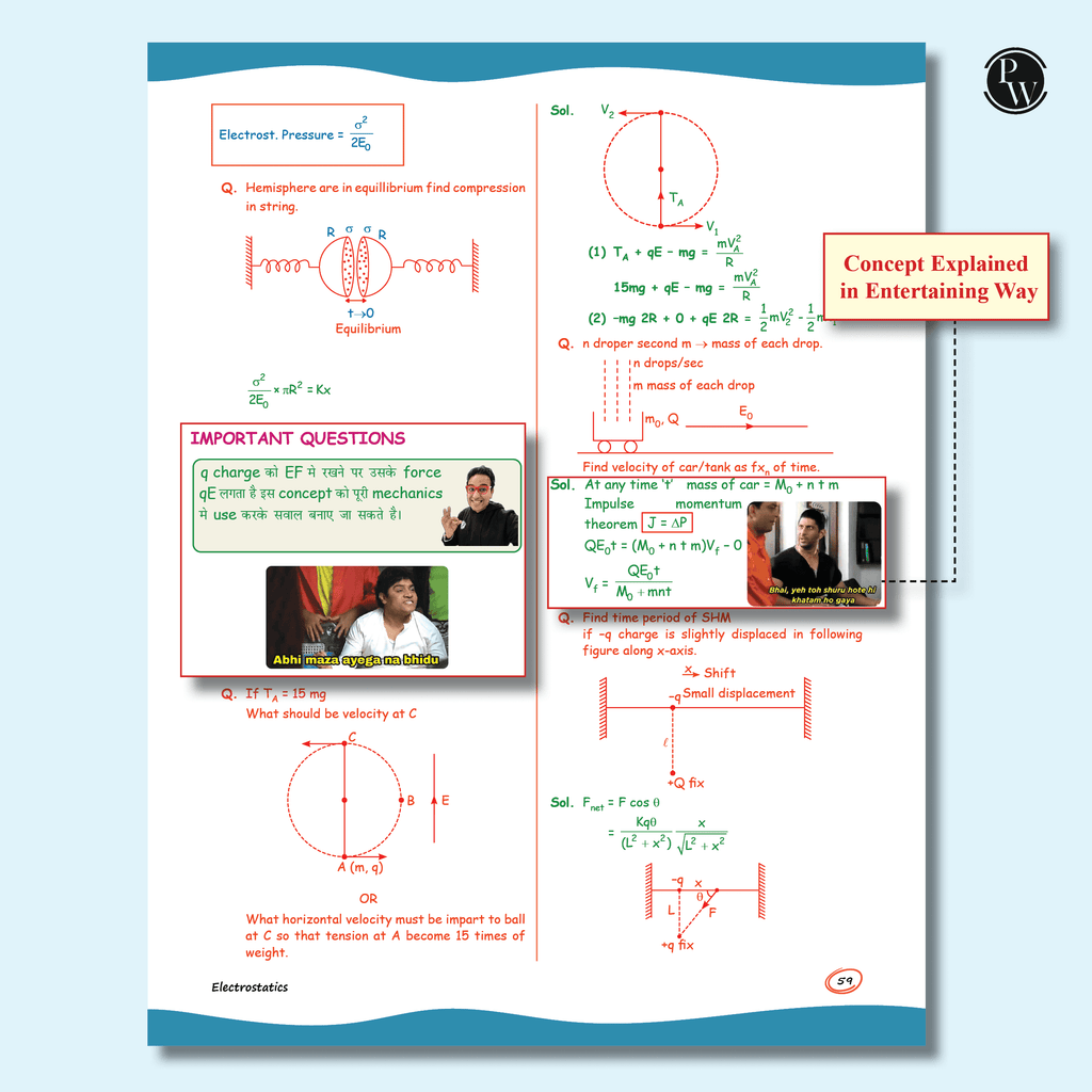 SKC Physics Crush Class 12 Handwritten Format Notes By Saleem Sir For JEE and NEET Exams | A Beautiful Journey From Basic to JEE Advanced via JEE/ NEET