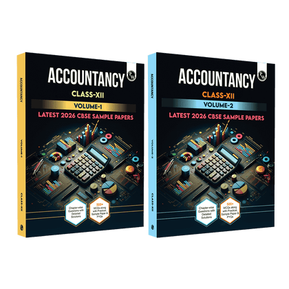 CBSE Class 12 Accountancy Volume 1 & 2 Combo Set of 2 Books | All CBSE Theoretical Concepts, Practice Questions, MCQ's and CBSE 2026 Sample Papers