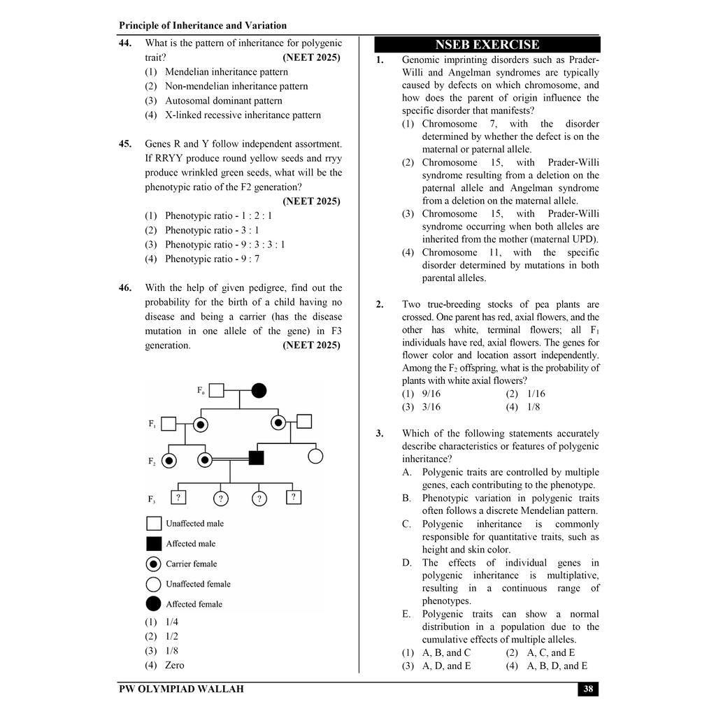 Excellence For NEET & Olympiad Class 12 Part-1 Physics, Chemistry, Biology Modules with Solutions Combo Set of 3 Books (2026 Edition)