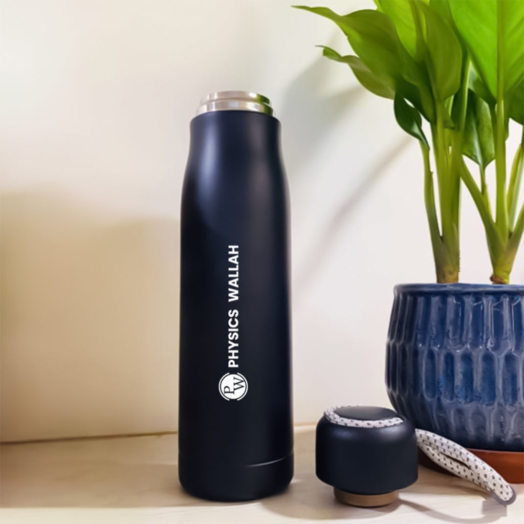 Hot & Cold Bottle | 500ml | Black | Stainless Steel