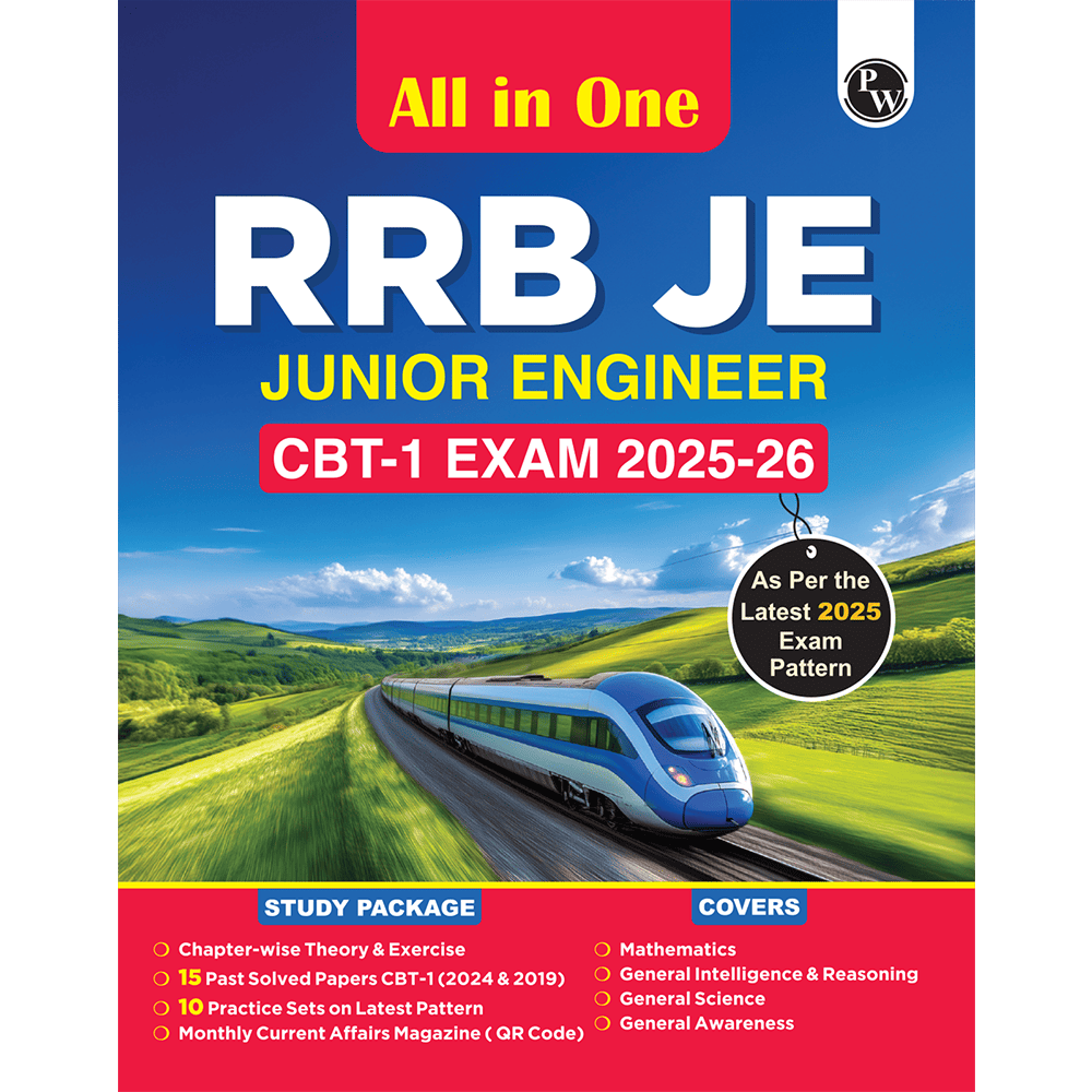 All in One RRB JE (Junior Engineer) CBT - 1 2025-26 Exam l Chapterwise Theory, Short Tricks and Exercises, 15 Previous Year Solved Papers (2024 & 2019) PYQs with 10 Practice Sets