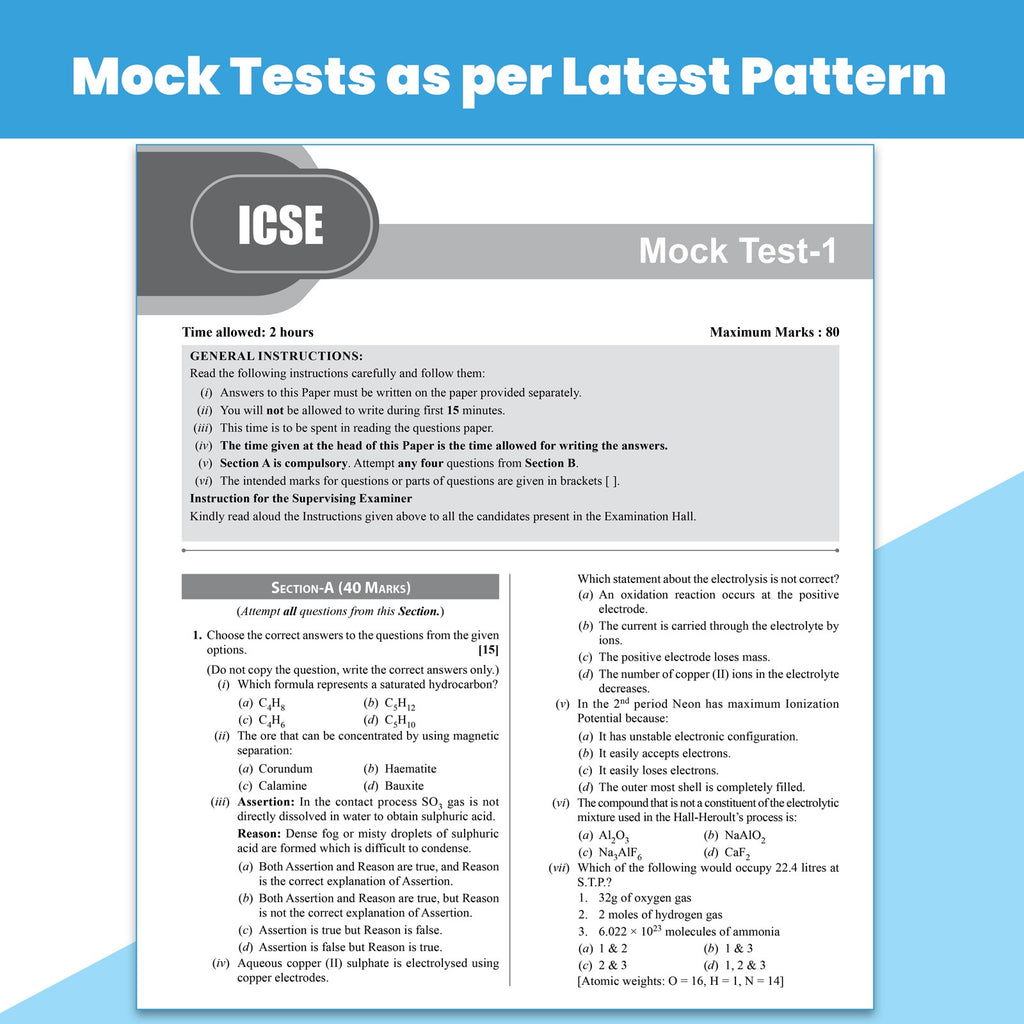 Class 10 ICSE Question & Concept Bank 2027 Physics, Chemistry, Maths, Biology, English Paper 1 (Language), English Paper 2 (Literature), Geography, History and Civics Combo Set of 8 Books