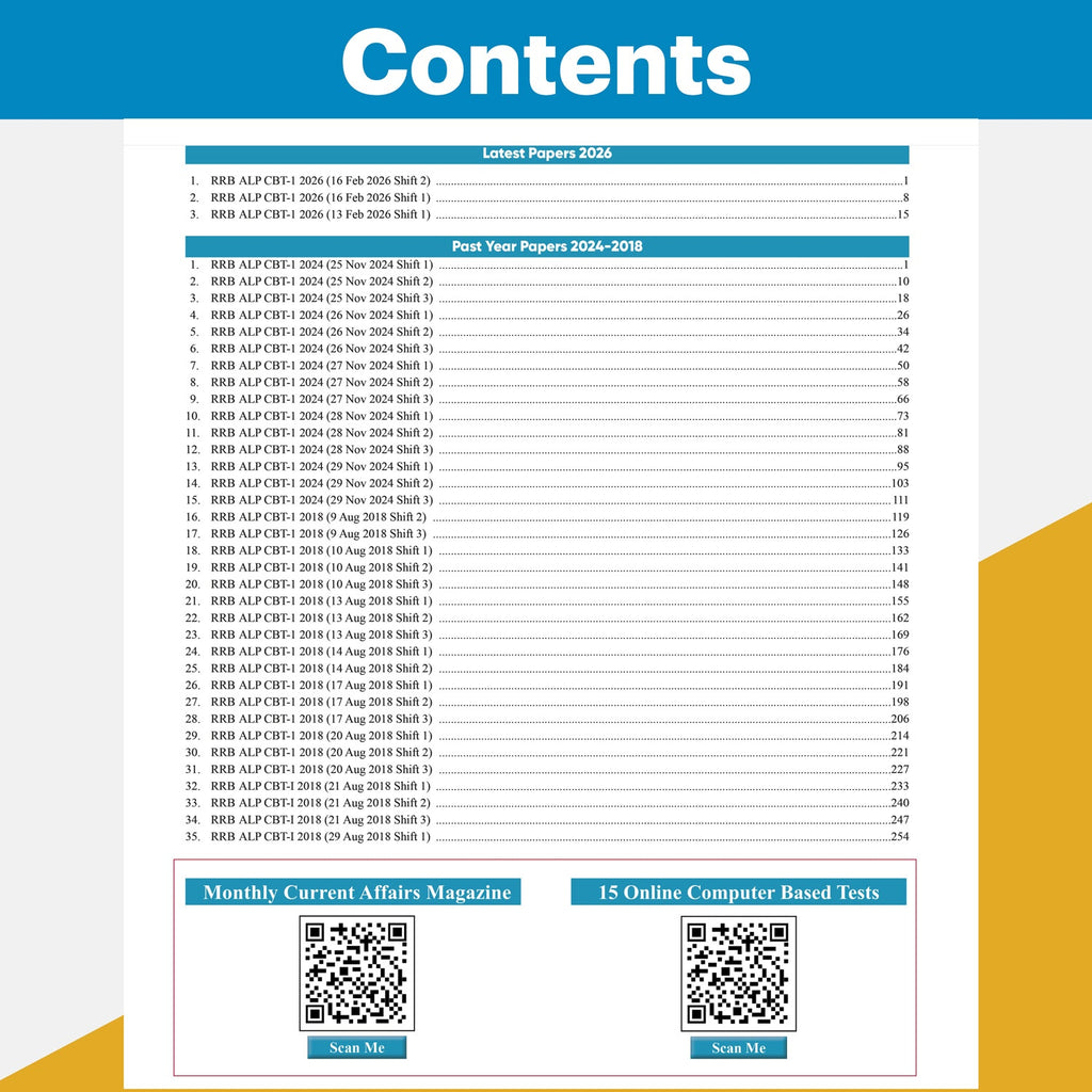 PW 38 RRB Assistant Loco Pilot (ALP) CBT-1 Previous Year Solved Papers (2026, 2024 & 2018) By Santosh Kumar with 15 Online Mock Tests Exam 2026-2027 | Fully Solved PYQ | English Edition