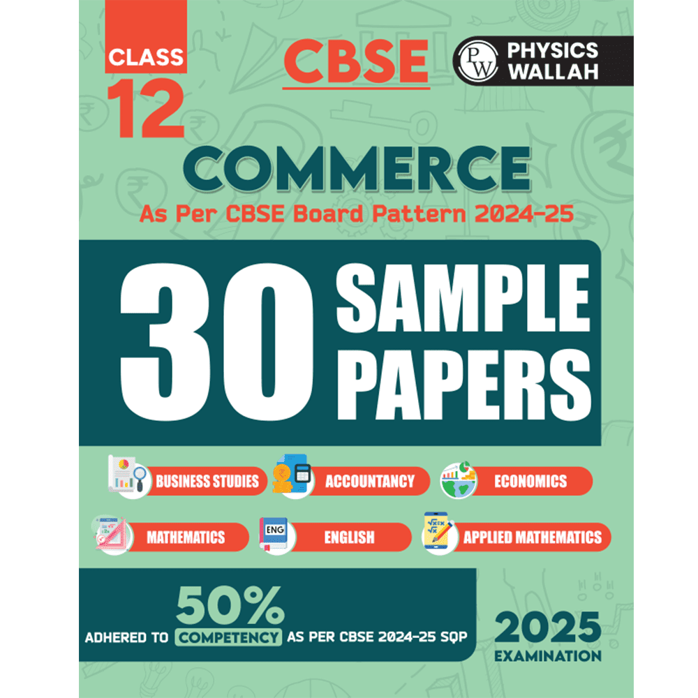 CBSE Class 12 Commerce Stream Combined 30 Sample Papers For 2024-2025 Board Exams l Business Studies, Accountancy, Economics, Mathematics, English, Applied Maths
