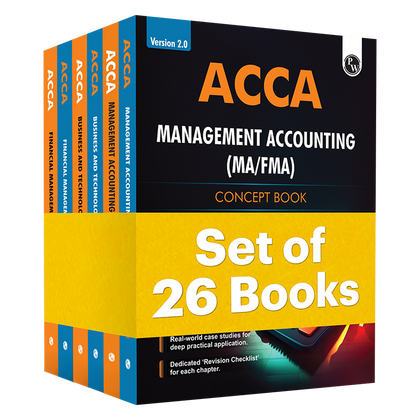 ACCA Complete Study Pack Knowledge, Skill & Professional Levels Combo Set of 13 Subjects (26 Books) -2.0