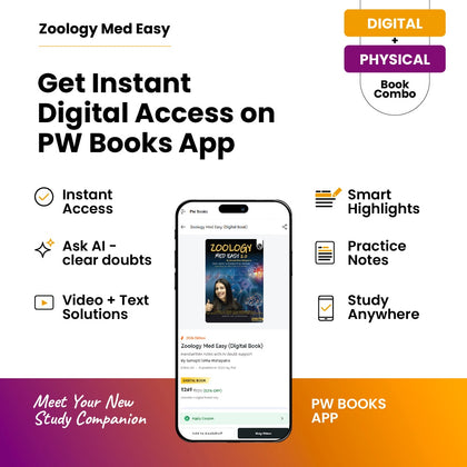 Digital-Book + Zoology Med Easy 2.0 For NEET and Board Exams 2025-26 | Flowcharts, Schematic Diagrams l Samapti Sinha Mahapatra Handwritten Notes - Updated
