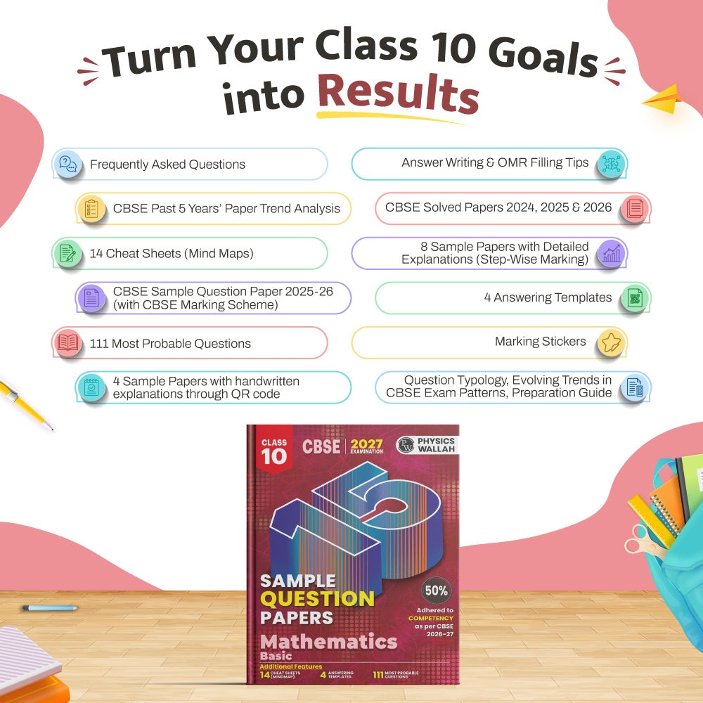 CBSE 15 Sample Question Papers Class 10 Basic Maths For 2027 Board Exam (New Pattern) | Mind Maps, 111 Most Probable Questions, Answering Templates