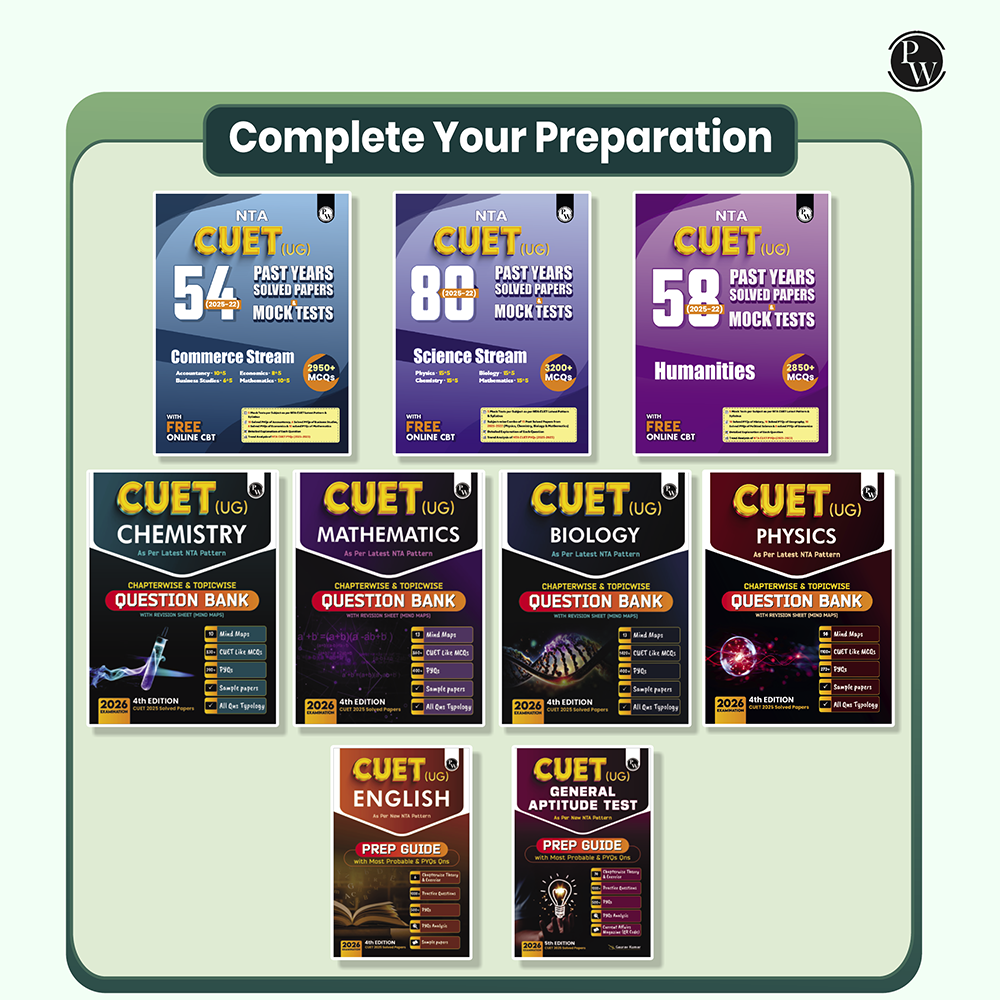 NTA CUET (UG) General Aptitude Test & English Language 40 Past Years Solved Papers (2025-2022) & Mock Tests For Exam 2026 | 2200+ MCQs with Free Online CBT