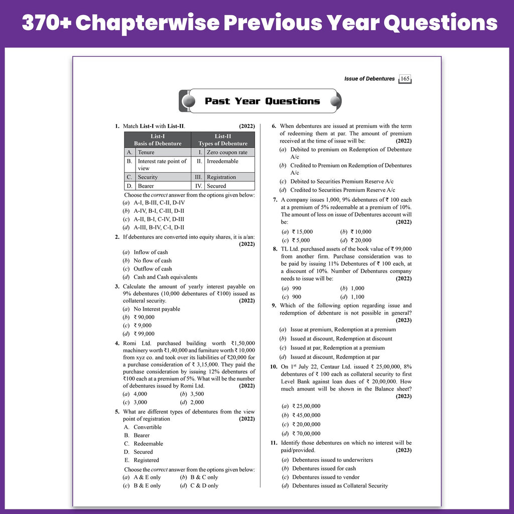 PW CUET UG Accountancy Book 2027 Chapterwise & Topicwise Question Bank | Chapterwise Theory & Mind Maps | Previous Year Solved Papers & Sample Papers
