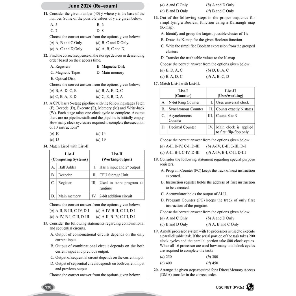 PW UGC NET Computer Science PYQ 12 Years (2014-December 2025)| Chapterwise & Yearwise Previous Year Solved Papers For Phd Entrance, SET, GATE & Teaching Requirements Exams