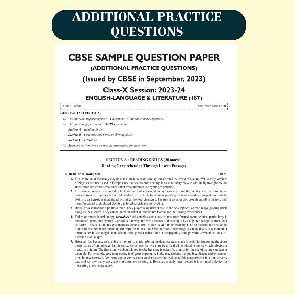 CBSE 15 Sample Question Papers Class 10 Science, Mathematics (Standard), English and Social Science Combo Set of 4 Books For 2025 Exam | 100 Most Probable Questions