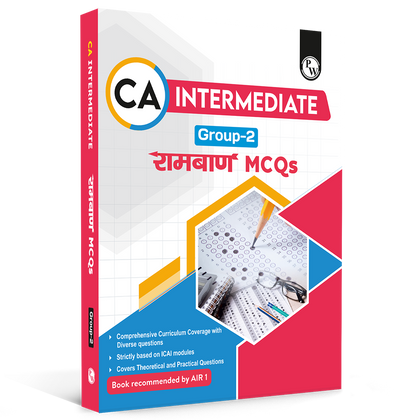 CA Intermediate Group 2 Ramban MCQs Book (All Subjects) | Latest Syllabus For Jan 2027 Exams