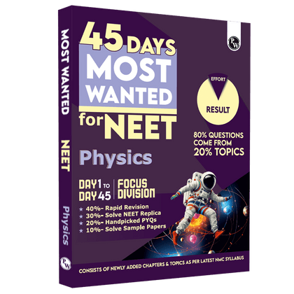 45 Days NEET Most Wanted Physics for NEET UG 2024 Chapter wise Revision Based on 80-20 rule with Sample Papers and Handpicked Past Year Questions