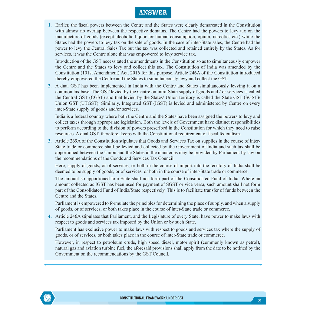 CS Executive Tax Laws and Practice (GST & Customs) Module II – Theory Book For 2025 Exams | Comprehensive Curriculum Coverage | Theoretical + Practical Questions