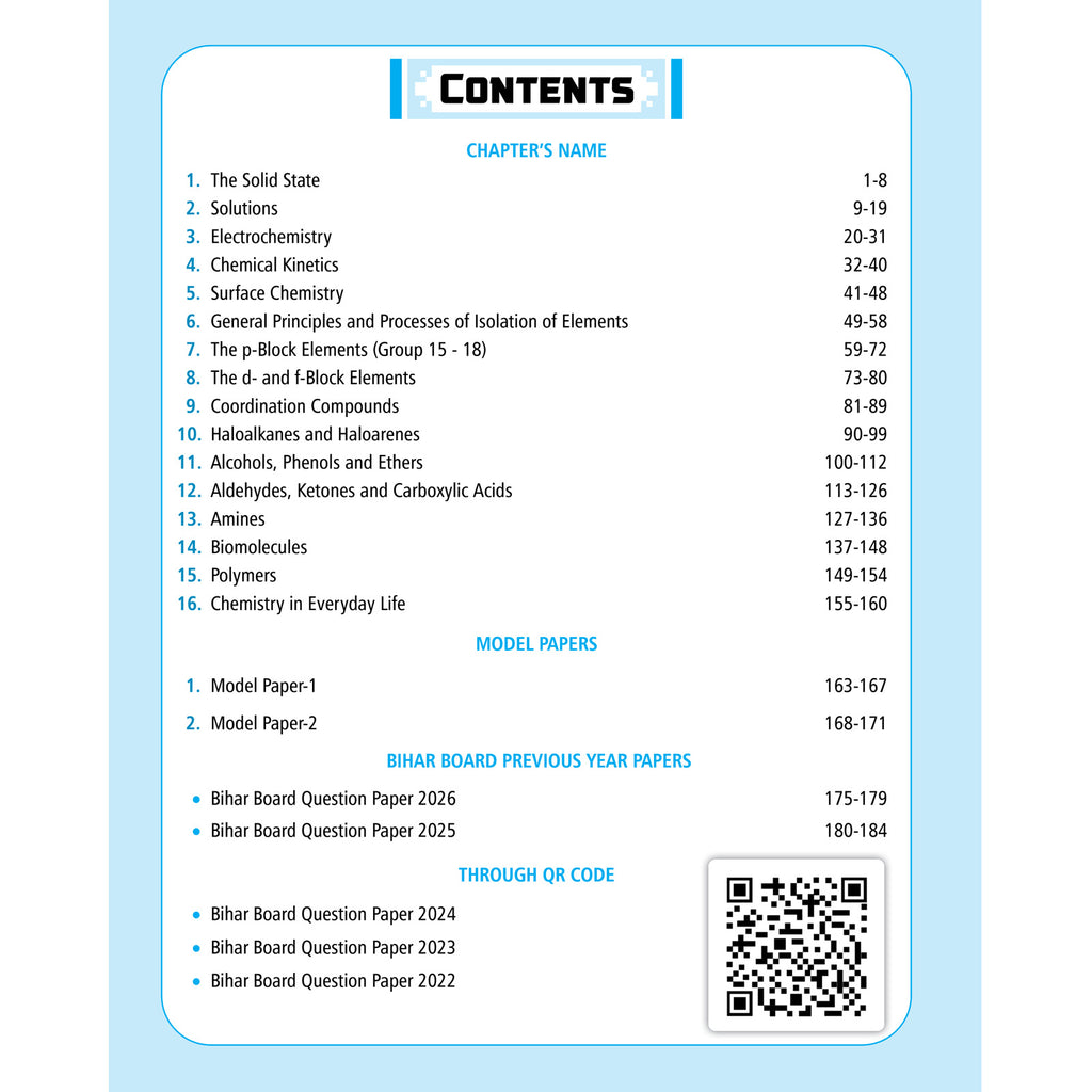 Bihar Board Class 12 Question Bank Chemistry JEET Guess Papers & Question Bank By Aditya Sir For 2026-27 Exam | Chapterwise Theory & Previous 10 Years Questions, Model Papers with OMR