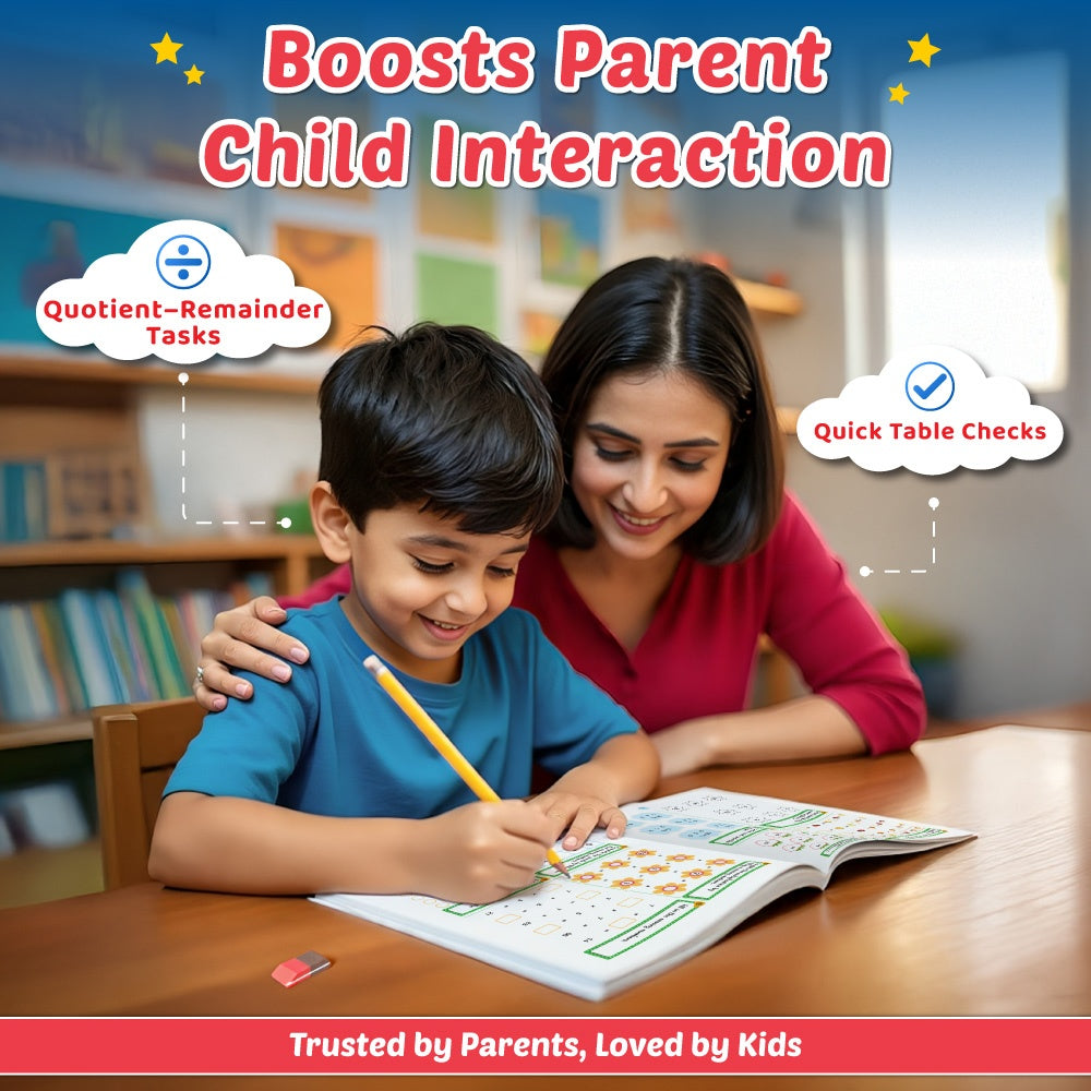 200+ Multiplication & Division Maths Activity Book For 5+ Years Old | Free 500+ Printable Worksheets & Parenting Tips | Single and Double-Digit Multiplication Division Practice, Word Problems & Puzzle
