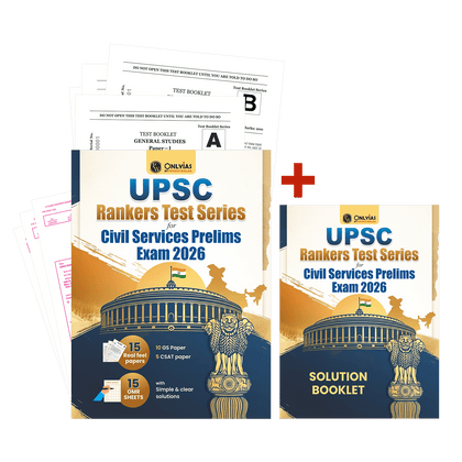 PW 15 UPSC Rankers Test Series 2026 Verified & Curated By Expert Faculties For Civil Services Prelims Exam | 15 Real Feel Papers & 15 OMR Sheets with Solution Booklet