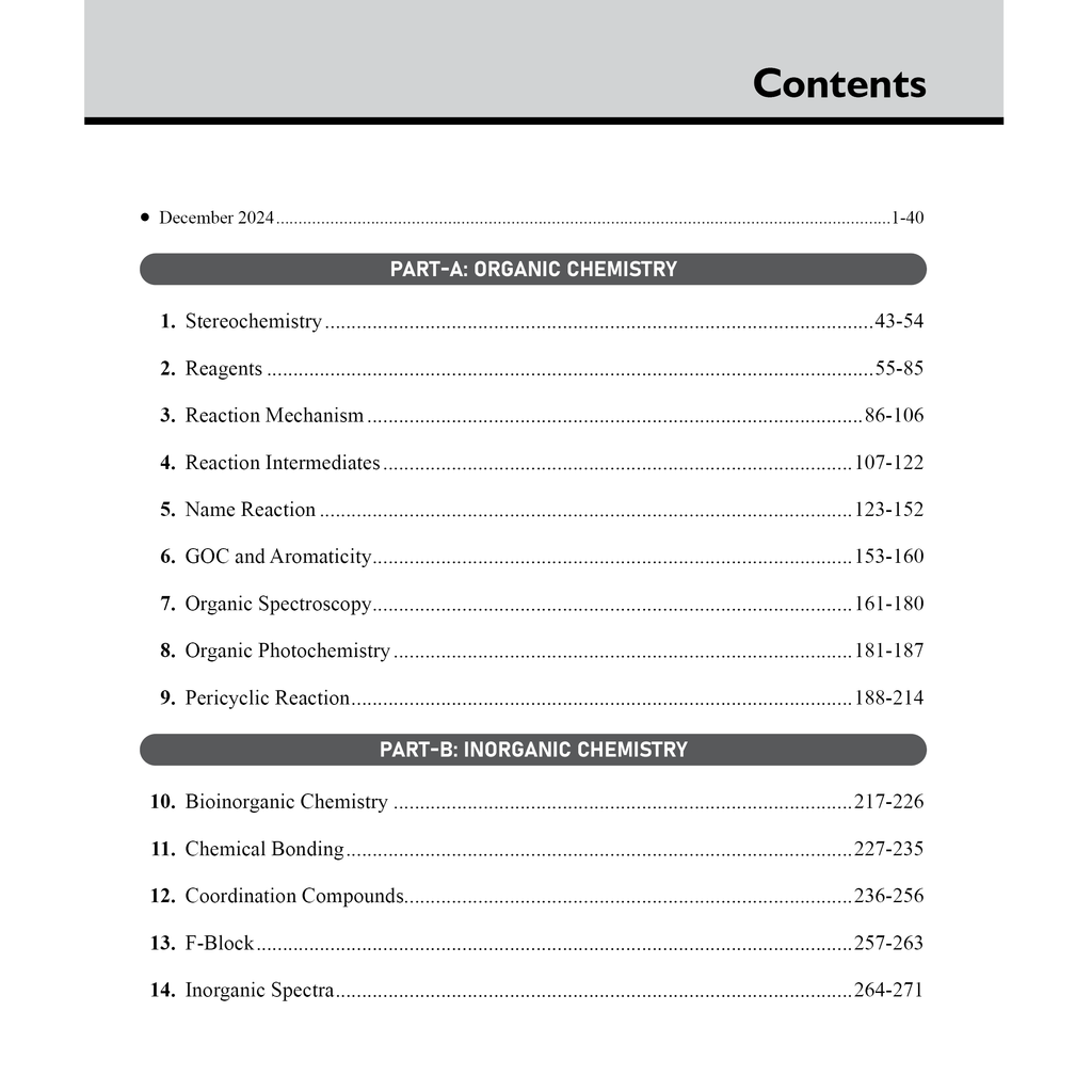 CSIR - NET Recap Chemical Sciences Chapterwise & Yearwise Previous Years Solved Papers (2025-2015) PYQ Latest December 2024 Paper Covered l TIFR, JEST, GATE and IIT JAM Exams
