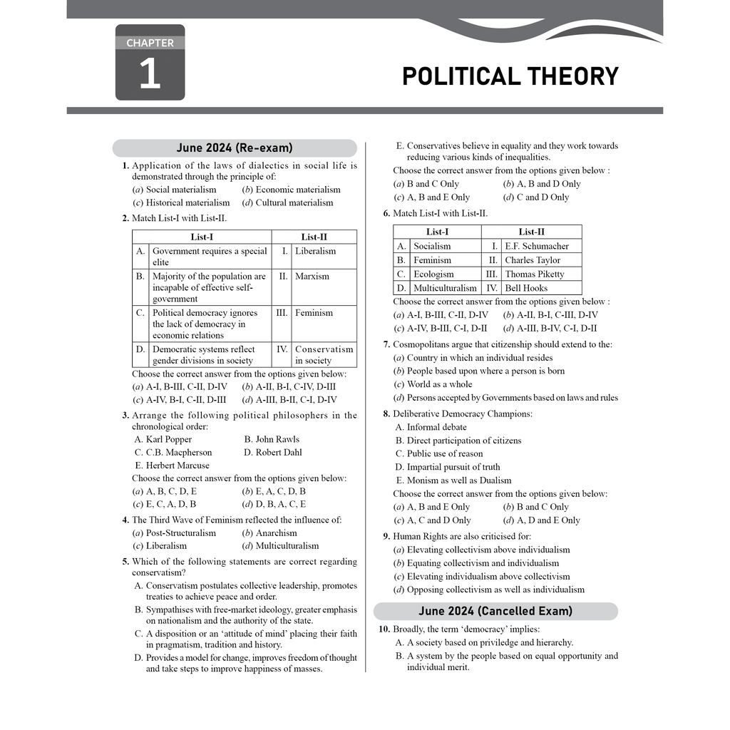 UGC-NET Political Science PYQ 11 Years (2014-2024)|Latest December Session Paper Covered|Chapterwise and Yearwise Previous Year Solved Papers For Phd Entrance, SET, GATE, CUET UG & PG