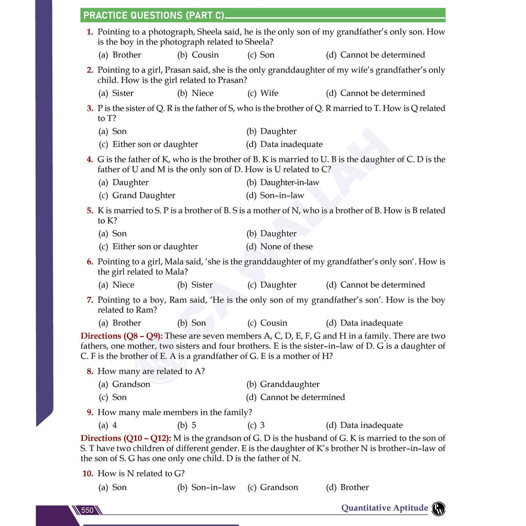 CA Foundation Quantitative Aptitude By Anurag Chauhan Applicable For September 2026 l Including Chapterwise ICAI Syllabus | Short Ticks & Smart Tips | MCQ Practice & PYQ Analysis