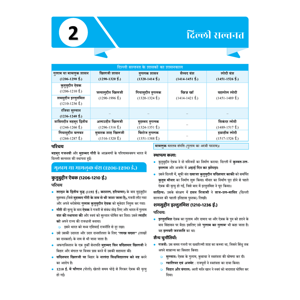 UDAAN (Prelims Wallah Static) Medieval History Hindi Edition For 2025 Exams