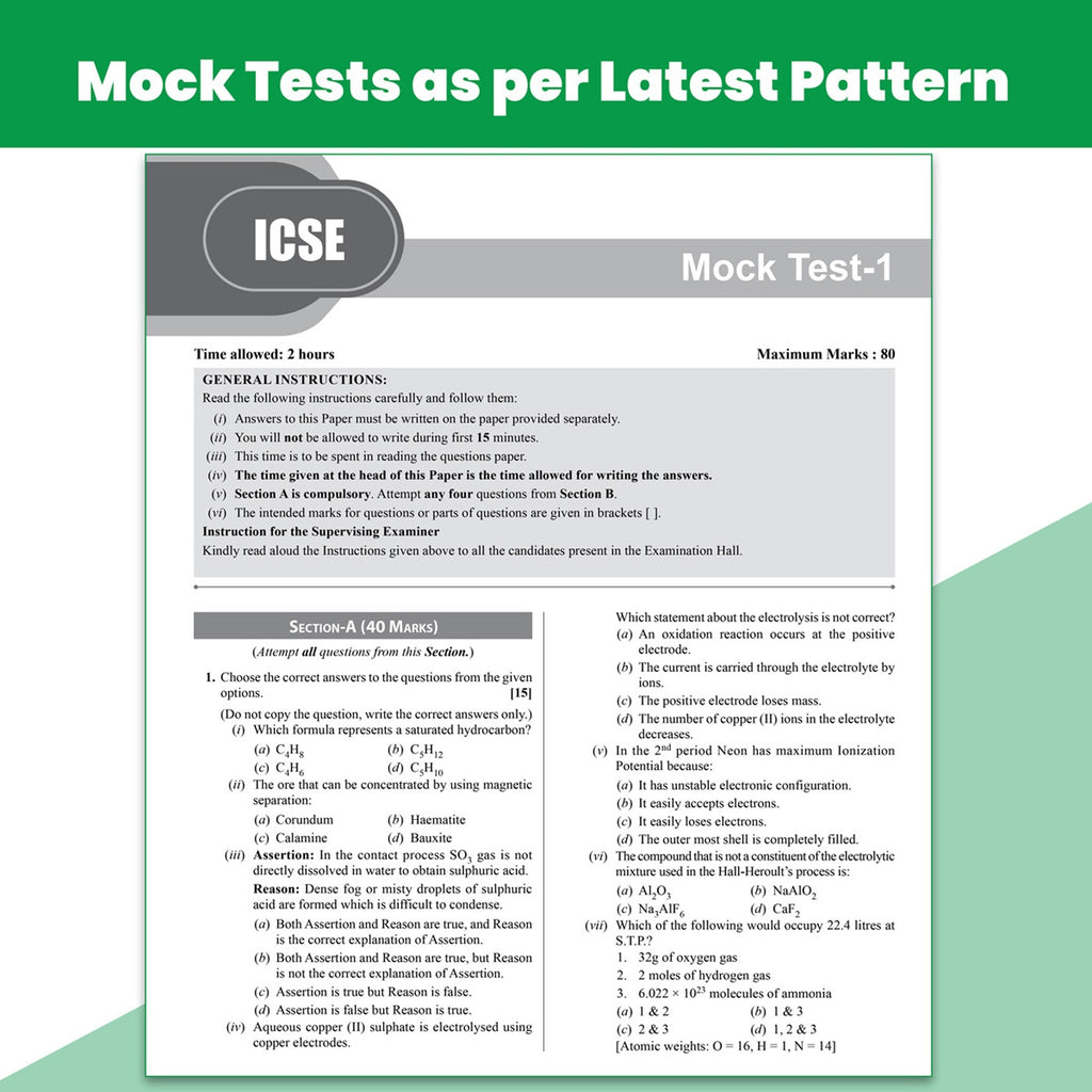 Class 10 ICSE Question & Concept Bank 2027 Physics, Chemistry, Maths & Biology Combo Set of 4 Books | Solved PYQs | 40% Competency & Application Based Practice Questions