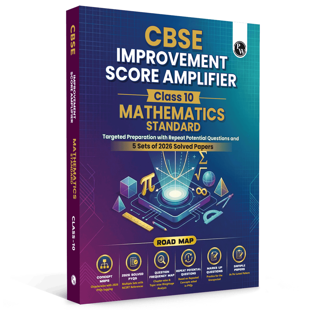 CBSE Improvement Score Amplifier Class 10 Maths For 2026 Improvement Board Exams | 5 PYQs Sets of 2026 Solved Papers | Sample Papers & Chapter-wise Concepts Maps