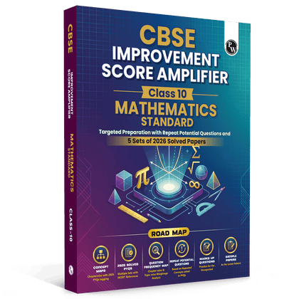CBSE Improvement Score Amplifier Class 10 Maths For 2026 Improvement Board Exams | 5 PYQs Sets of 2026 Solved Papers | Sample Papers & Chapter-wise Concepts Maps