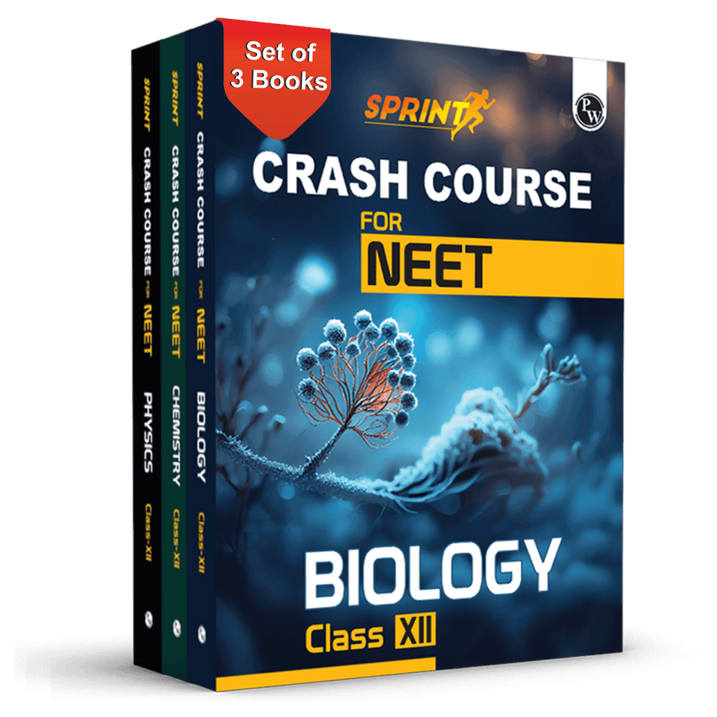 Sprint NEET Crash Course Class 12 Combo Set of 3 Books l Physics, Chemistry, Biology For 2024-2025 Exams l 60 Days Study Plan l Crisp Theory & Level-wise Questions
