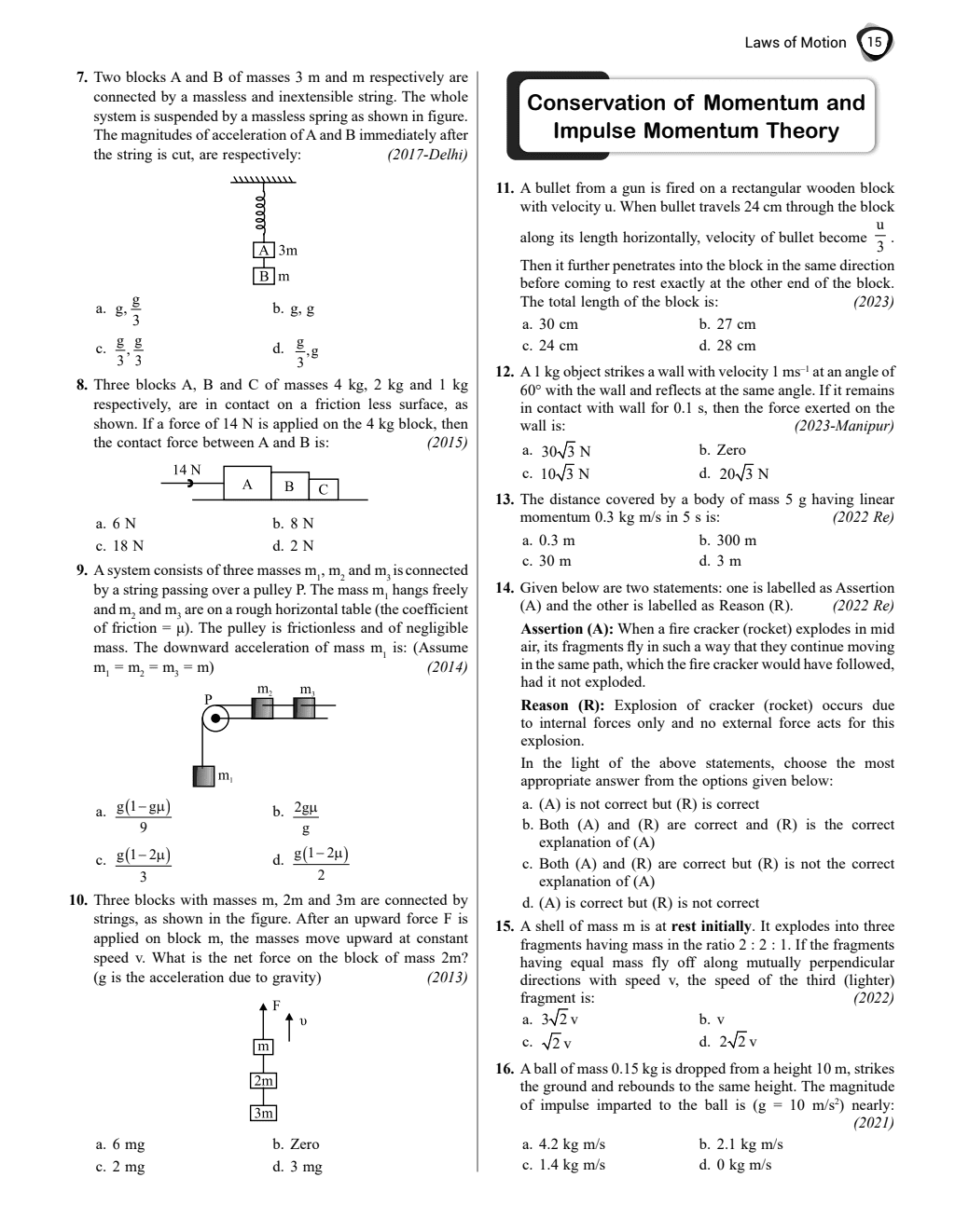 NEET 12 Years PYQs English (2024-2013) Chapterwise & Topicwise Past-Previous Year Solved Papers