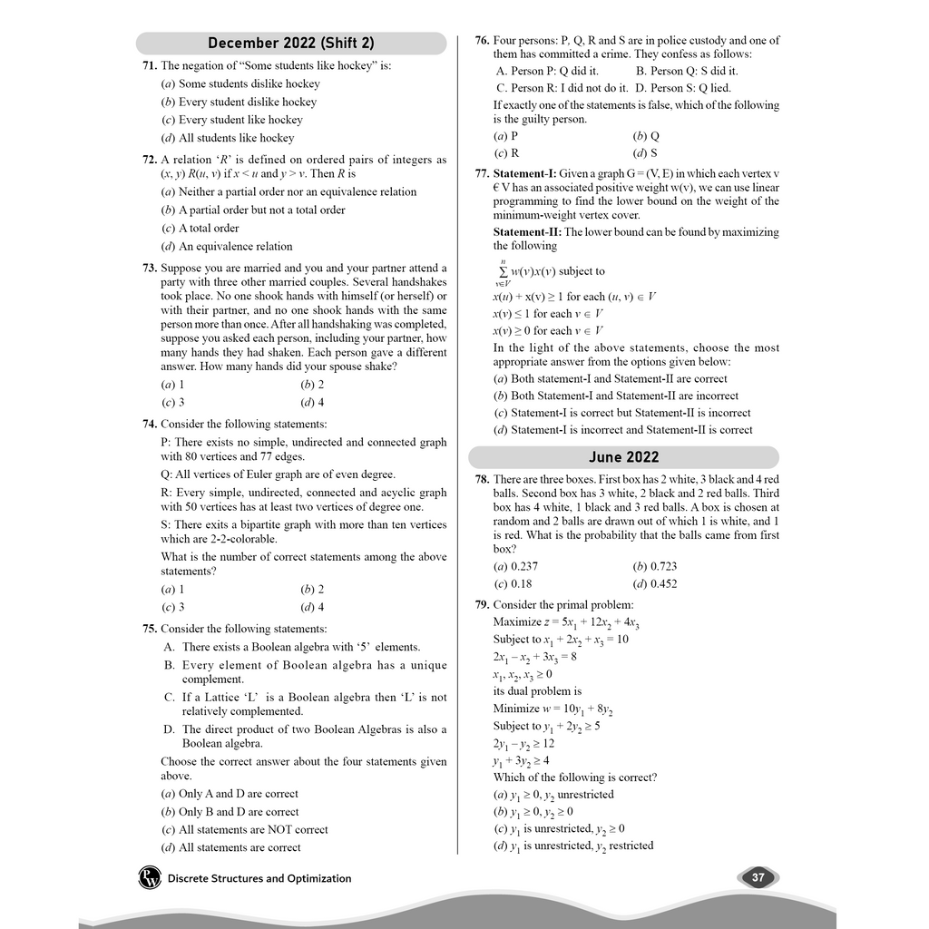 UGC-NET Computer Science PYQ 11 Years (2014-2025)|Latest June 2025 Session Paper Covered|Chapterwise and Yearwise Previous Year Solved Papers For Phd Entrance, SET, GATE, CUET UG & PG