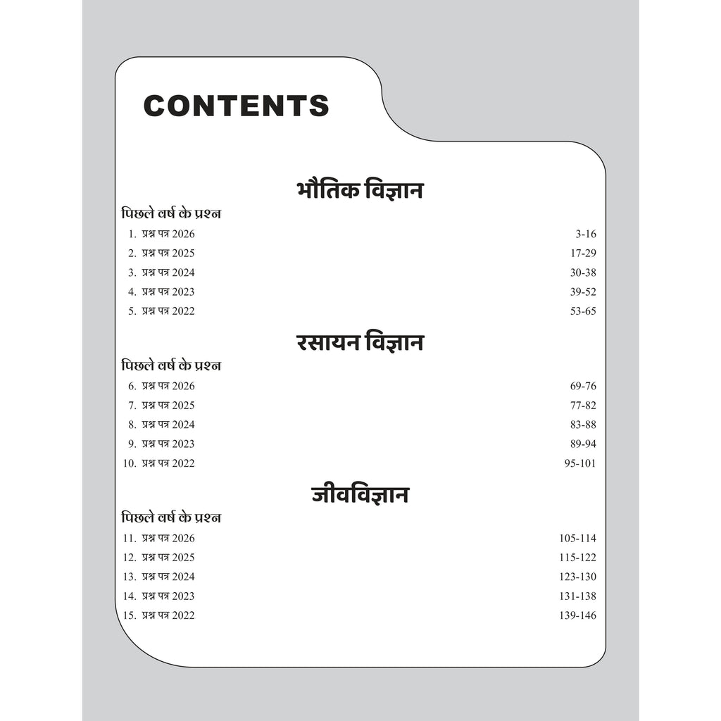 PW Class 12 MP Board Past 5 Years Solved Papers (2026-2022) For 2027 Exam Pattern (Hindi Medium) | Physics, Chemistry, Biology, Maths, English, Hindi | Based on the Latest Exam Pattern