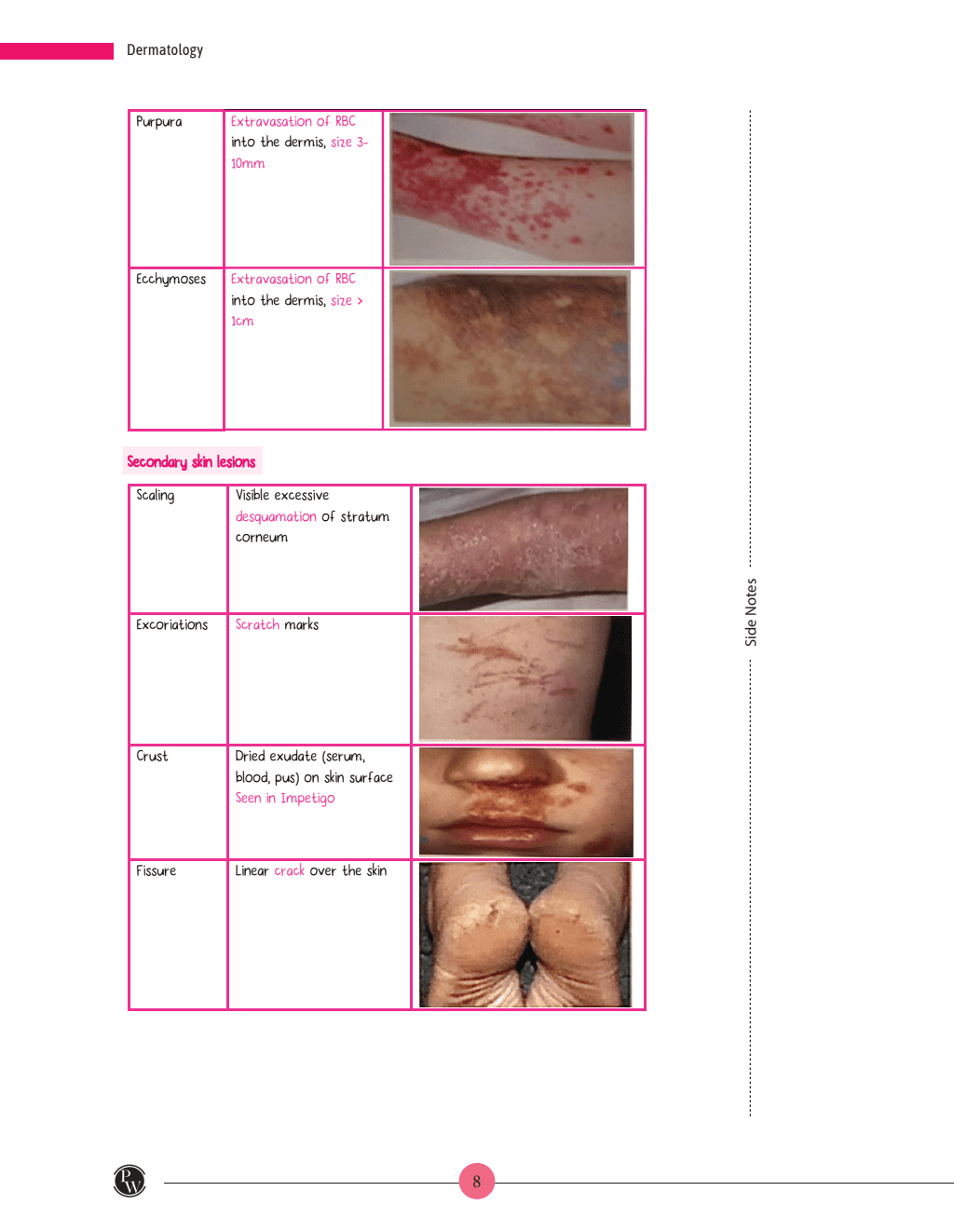 MedEd MBBS 4th Prof Year Minor Notes | Anaesthesia, Dermatology, Psychiatry, Orthopaedics, Radiology Notes
