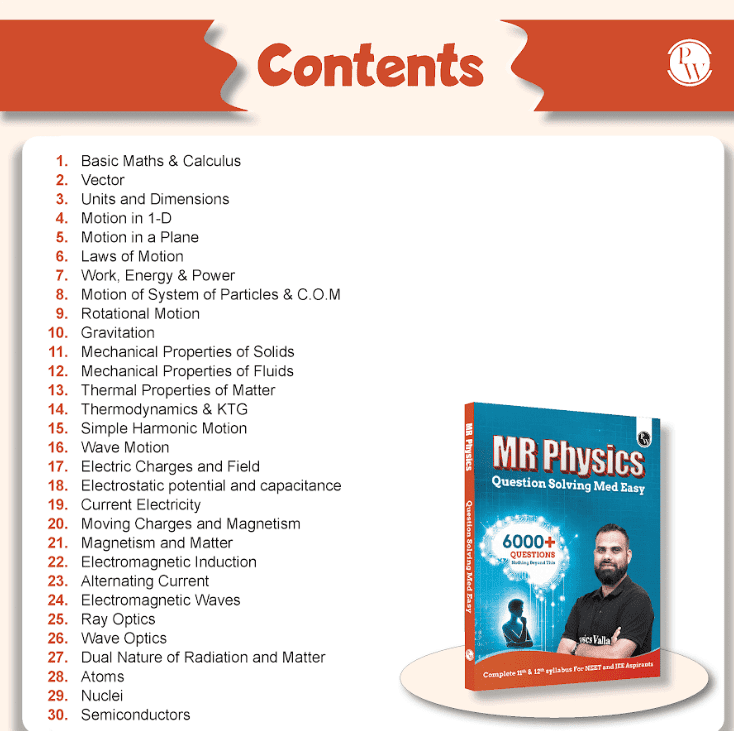 MR Physics Questions Solving Med Easy | Chapterwise and Topicwise 6000+ Practice Questions with Answer Keys | Complete Class 11 & 12 Syllabus For NEET and JEE--