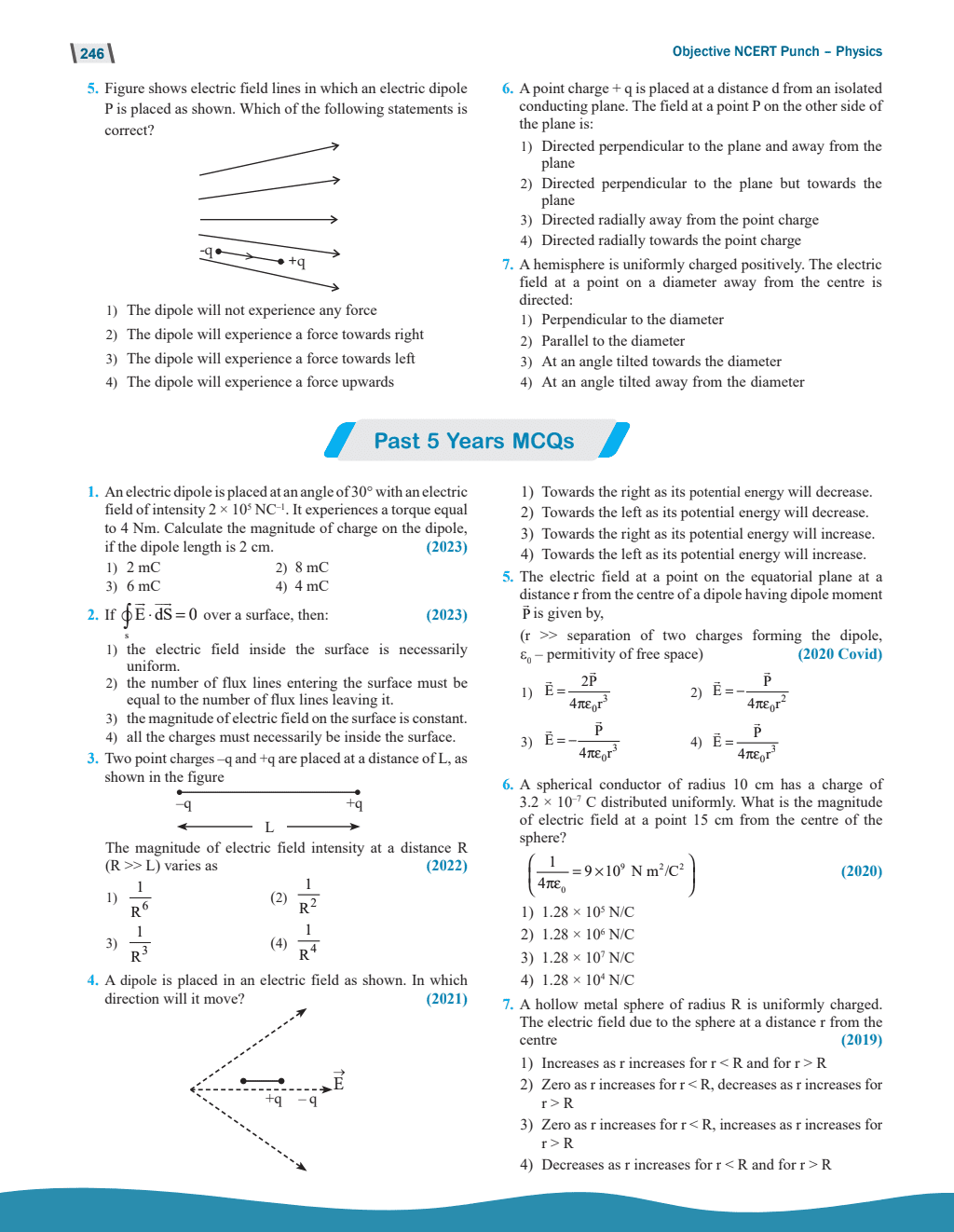 Objective NCERT Punch Physics and Chemistry For NEET 2025 l Updated with New Topics and Rationalised As per NMC NEET Syllabus with NEET 2024 Solved Paper