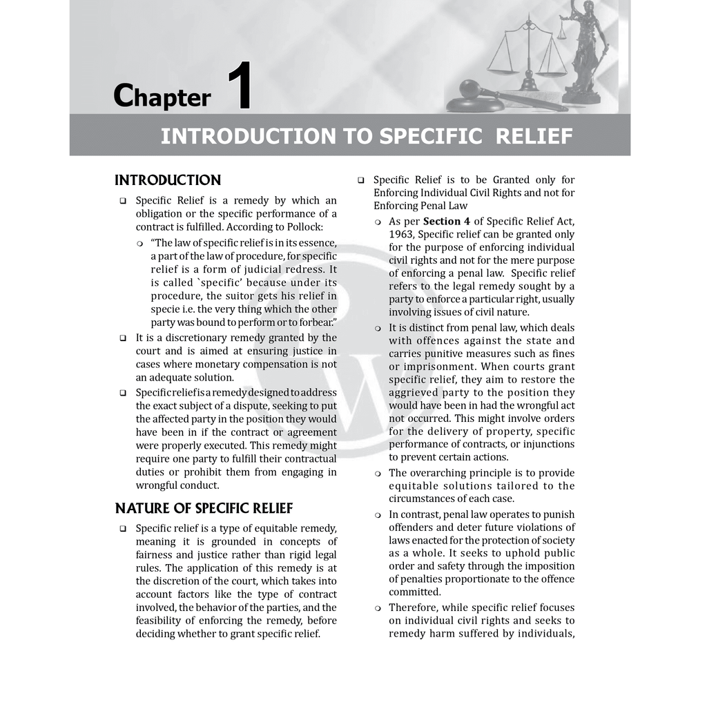 Judiciary Specific Relief Act | Complete Guide For Judicial Service Exam Prep | Case Laws, Legal Maxim, In-Depth Coverage of Key Concepts & Detailed Analysis For Aspiring Judges