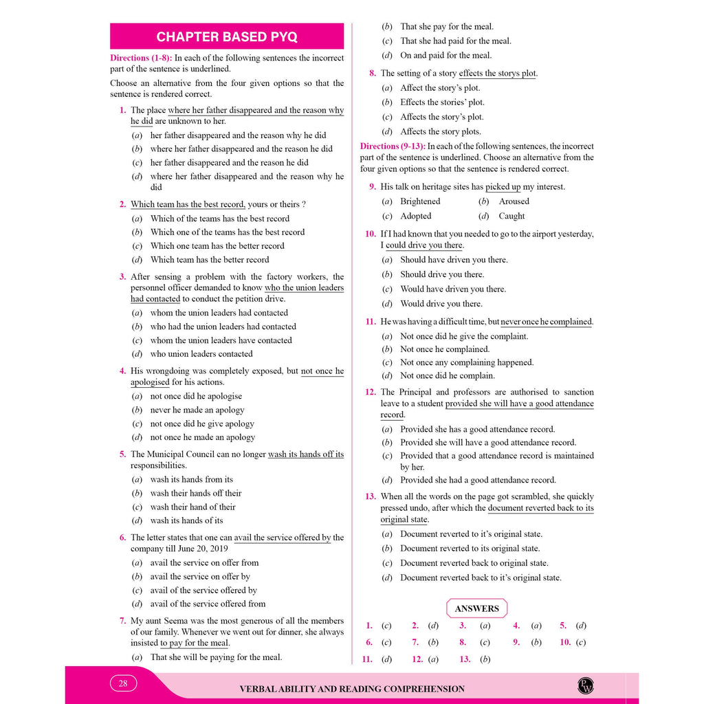 PW IPMAT Verbal Ability and Reading Comprehension Book | Topicwise Coverage | Chapterwise PYQs | 1500+ Questions | 5 Sectional Tests & 5 Full Mock Tests For IPMAT, JIPMAT, NPAT, SET & Other BBA Exams