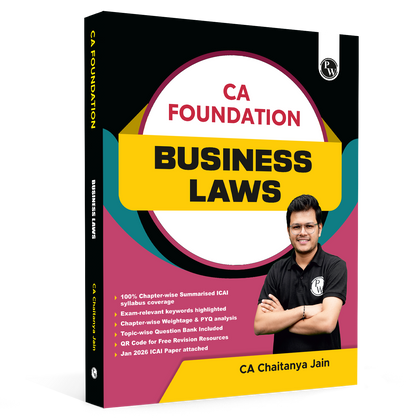CA Foundation Business Laws By CA Chaitanya Jain Applicable For September 2026 l Jan 2026 ICAI Paper Attached |Chapterwise Weightage & PYQ Analysis