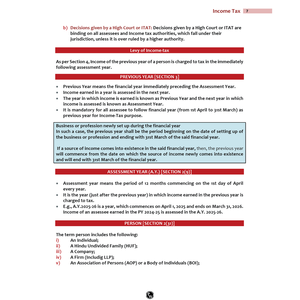 CA Intermediate Group 1 Income Tax By CA Jasmeet Singh | Covering Theory, Exercise and Previous Years Questions & Solutions | MCQs, PYQ, RTP & MTP | Latest Syllabus For January 2026 Exams