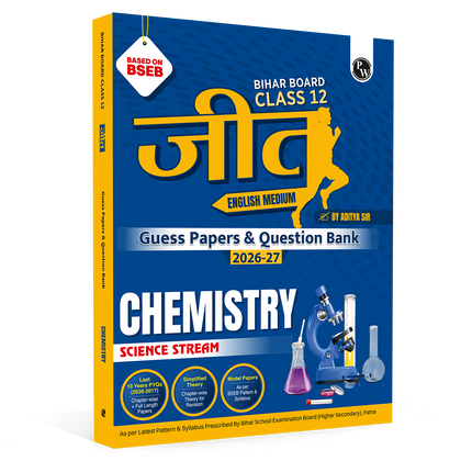 Bihar Board Class 12 Question Bank Chemistry JEET Guess Papers & Question Bank By Aditya Sir For 2026-27 Exam | Chapterwise Theory & Previous 10 Years Questions, Model Papers with OMR