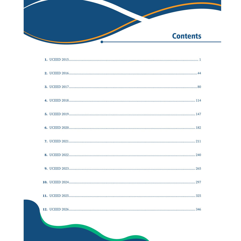 UCEED PYQ BOOK 2026 - 2015 | Latest Syllabus Coverage with Detailed Explanations