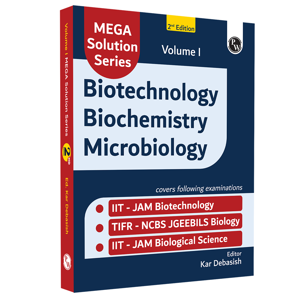 Mega Solution Series Biotechnology Biochemistry Microbiology Volume 1 By Debasish Kar For IIT-JAM and TIFR-NCBS 2025-2026 Exams