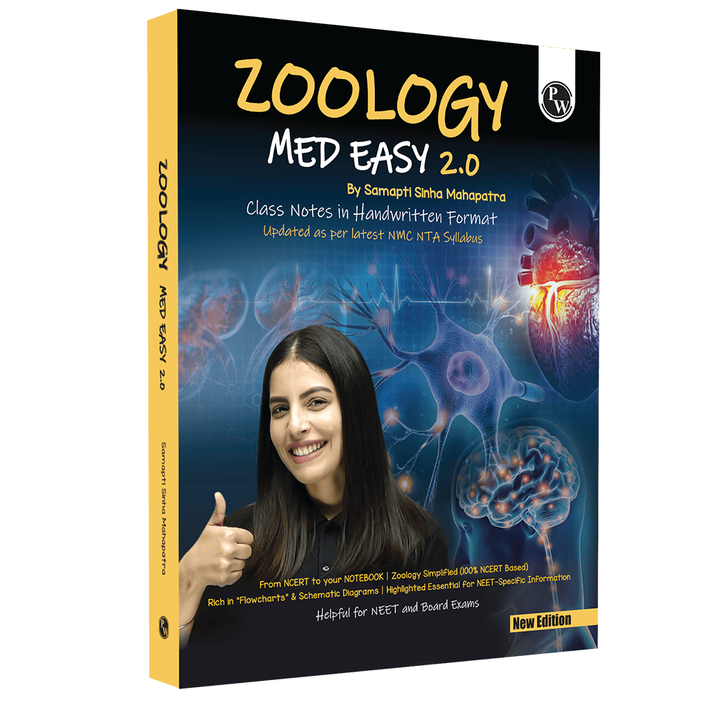 Zoology Med Easy 2.0 For NEET and Board Exams 2025-26 | Flowcharts, Schematic Diagrams l Samapti Sinha Mahapatra Handwritten Notes